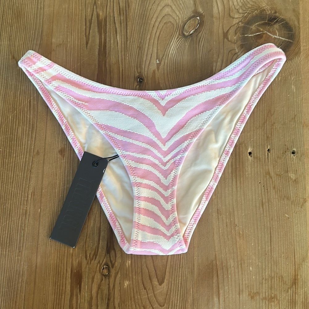 TRIANGL CHEEKY BOTTOMS ONLY ZEBRA PUNCH NO BAG NEW WITH TAGS